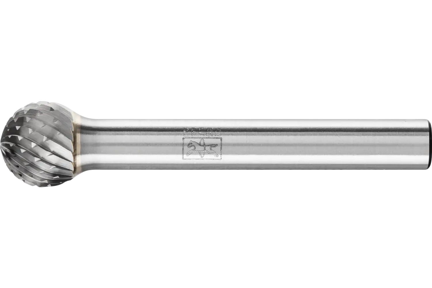 Picture of Pferd Carbide Bur SD-3 Ball Shape Diamond Cut 3/8" x 5/16" x 1/4" Shank